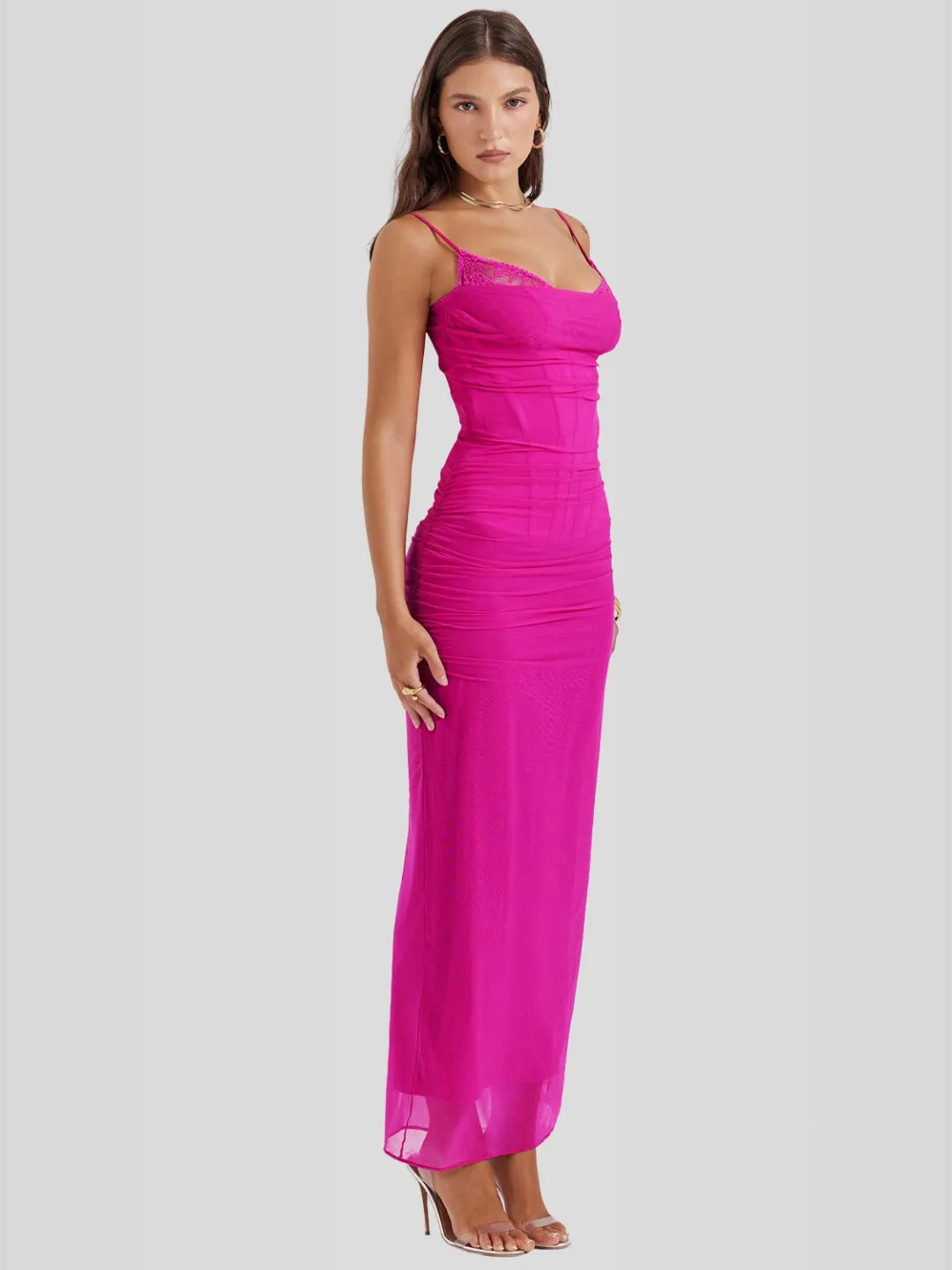 Vestido Longo Slim - Lindele Exclusive