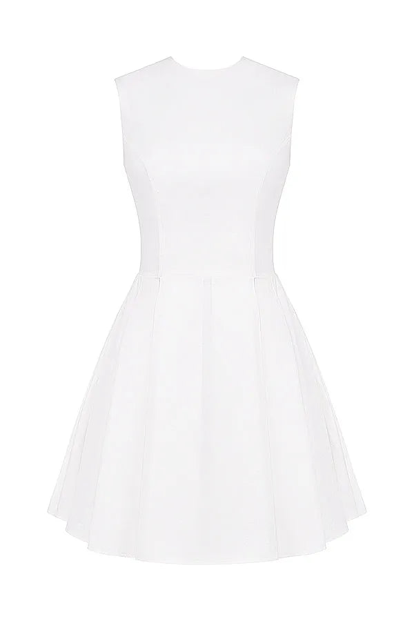 Vestido Curto Plissado - Lindele Exclusive