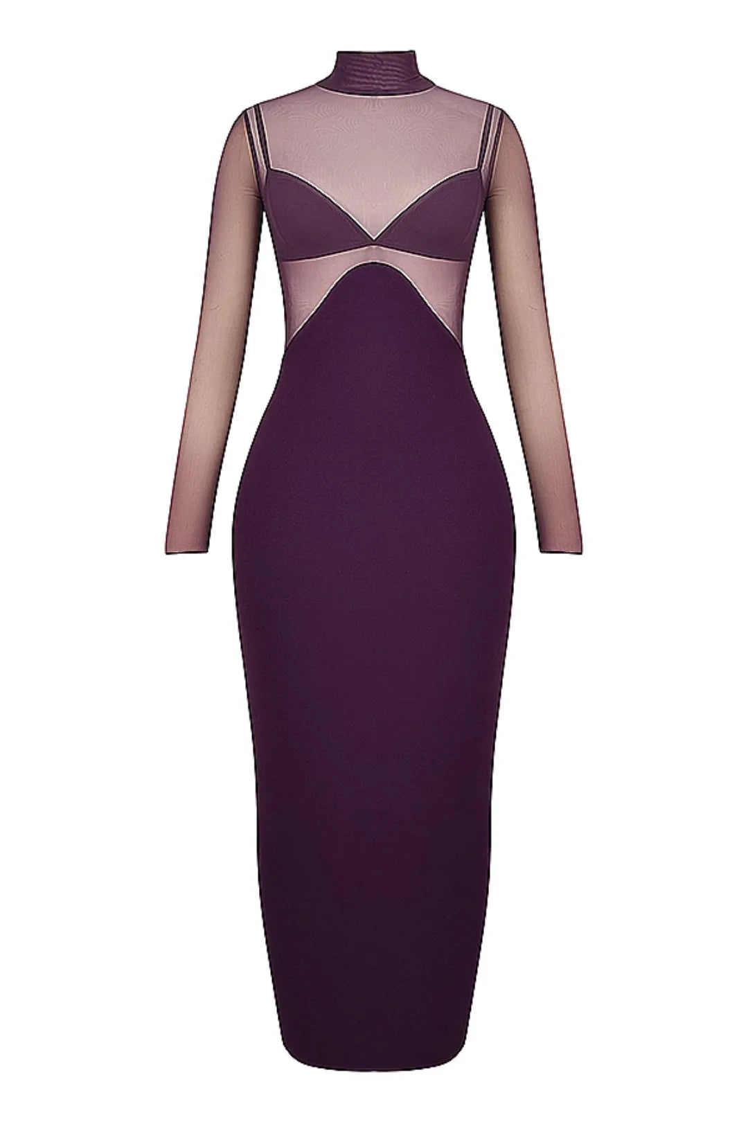 Vestido Longo Para Festas Roxo - Lindele Exclusive
