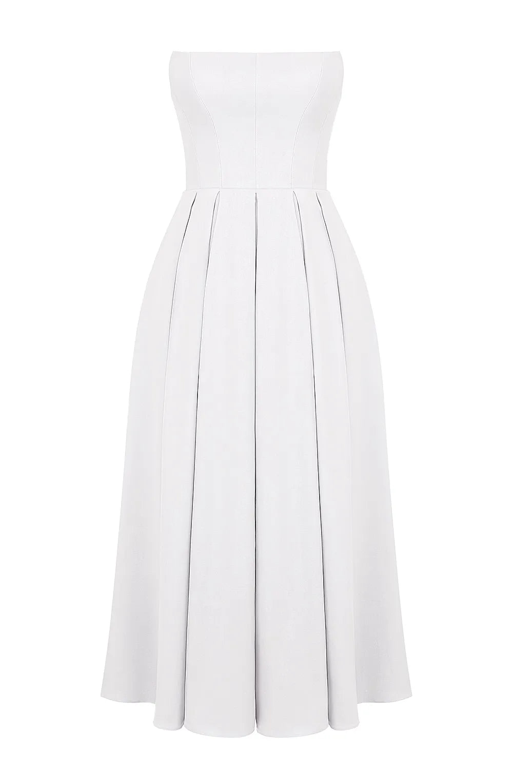 Vestido Feminino Midi Sem Alça - Lindele Exclusive