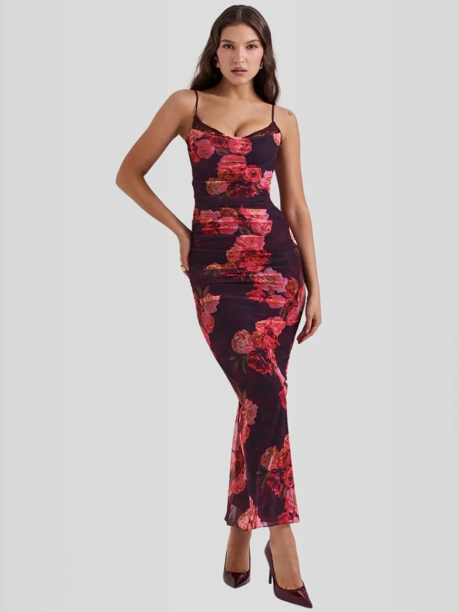 Vestido Longo Slim - Lindele Exclusive
