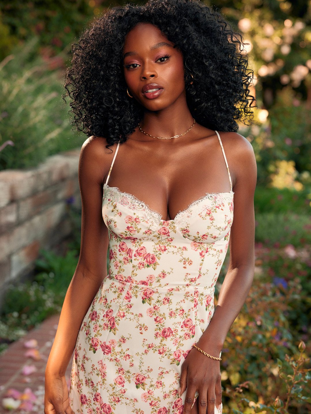 Vestido Midi Floral - Lindele Exclusive