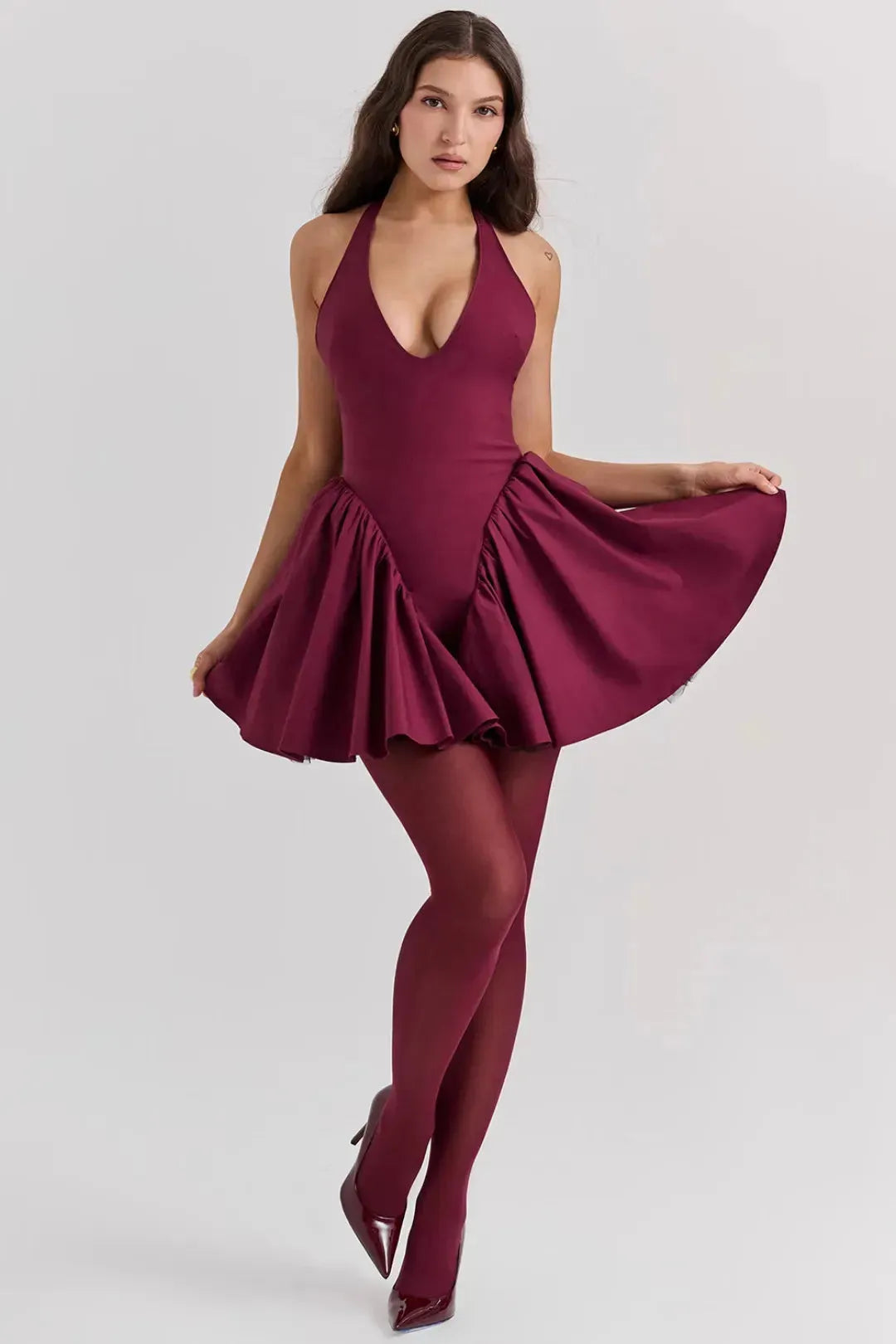 Vestido Curto Modelador Com Alça - Lindele Exclusive