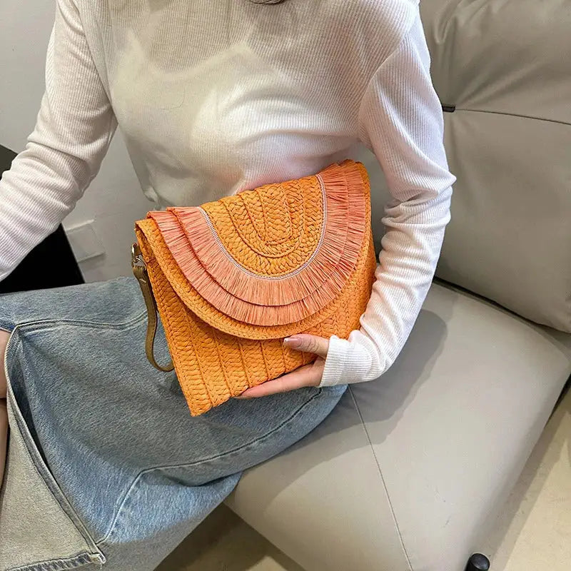 Bolsa de Palha Chic Pequena