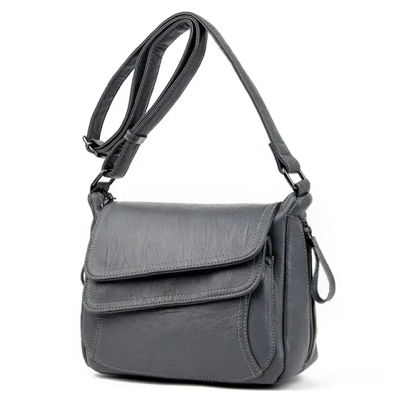 Bolsa Transversal Feminina Couro