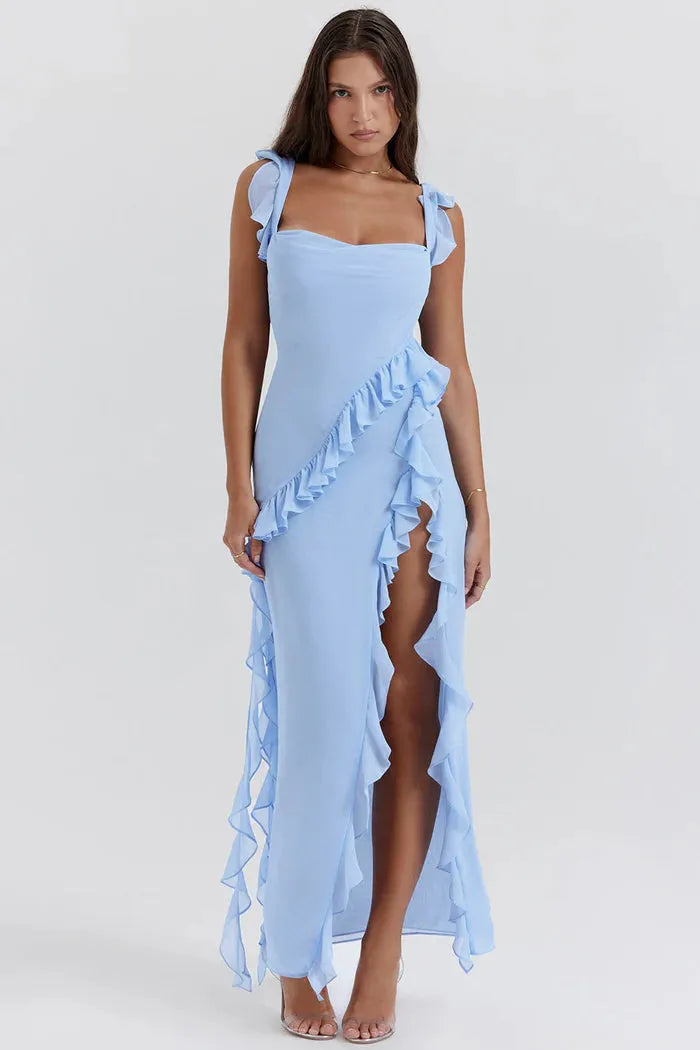 Vestido Longo Split - Lindele Exclusive