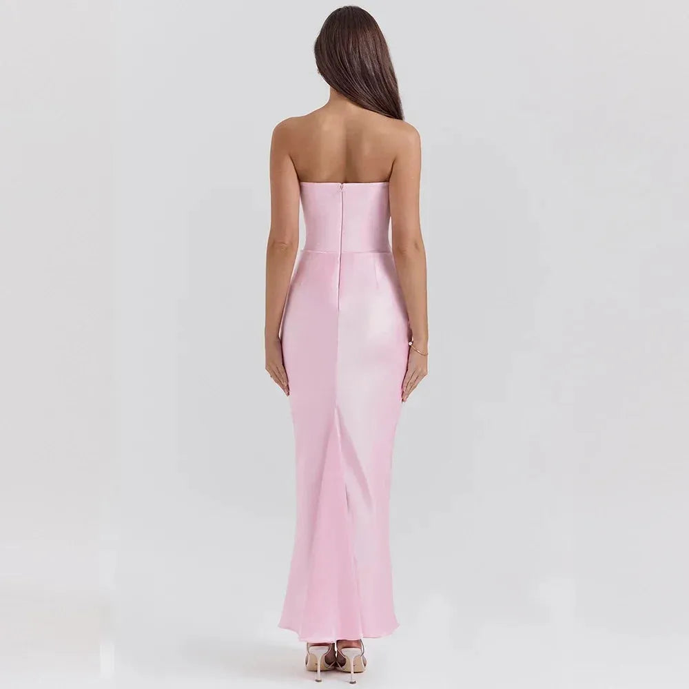 Vestido Acetinado - Lindele Exclusive