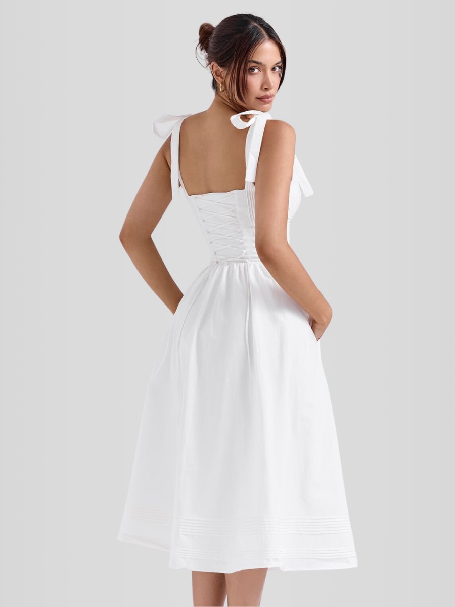 Vestido Corpete com barbatanas - Lindele Exclusive
