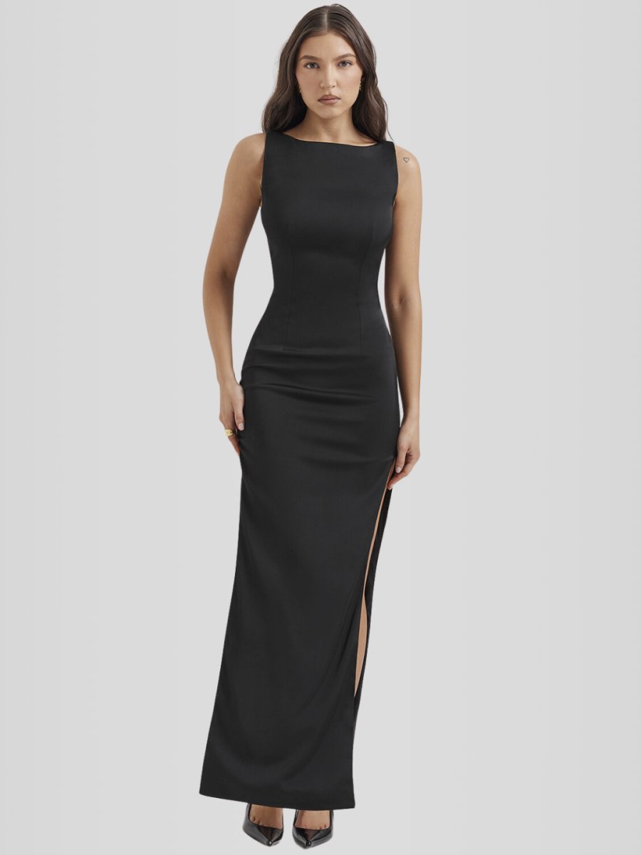 Vestido Longo Preto - Lindele Exclusive