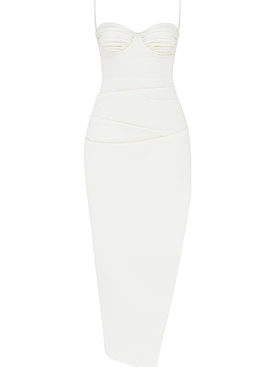 Vestido Longo Modelador Cetim - Lindele Exclusive