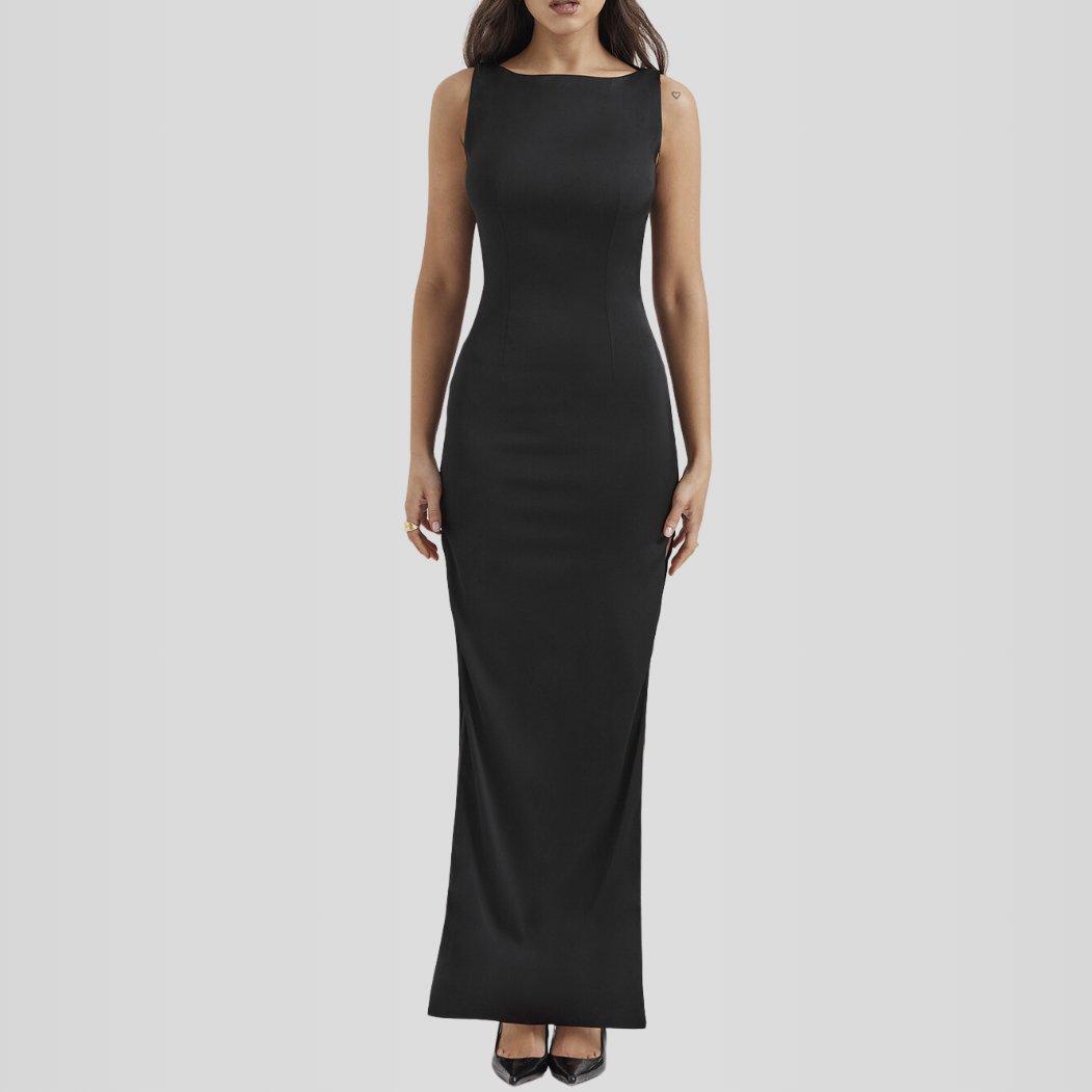 Vestido Longo Preto - Lindele Exclusive