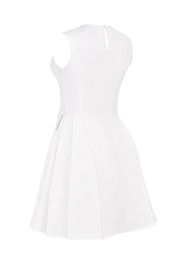 Vestido Curto Plissado - Lindele Exclusive