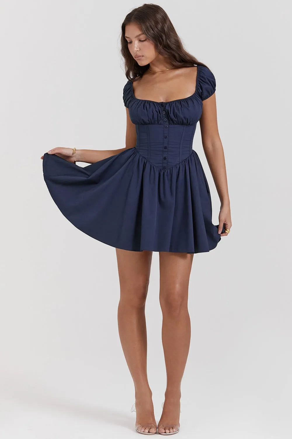 Vestido Curto Bustier - Lindele Exclusive