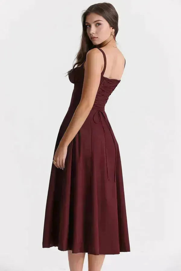 Vestido Midi Charlotte - Lindele Exclusive