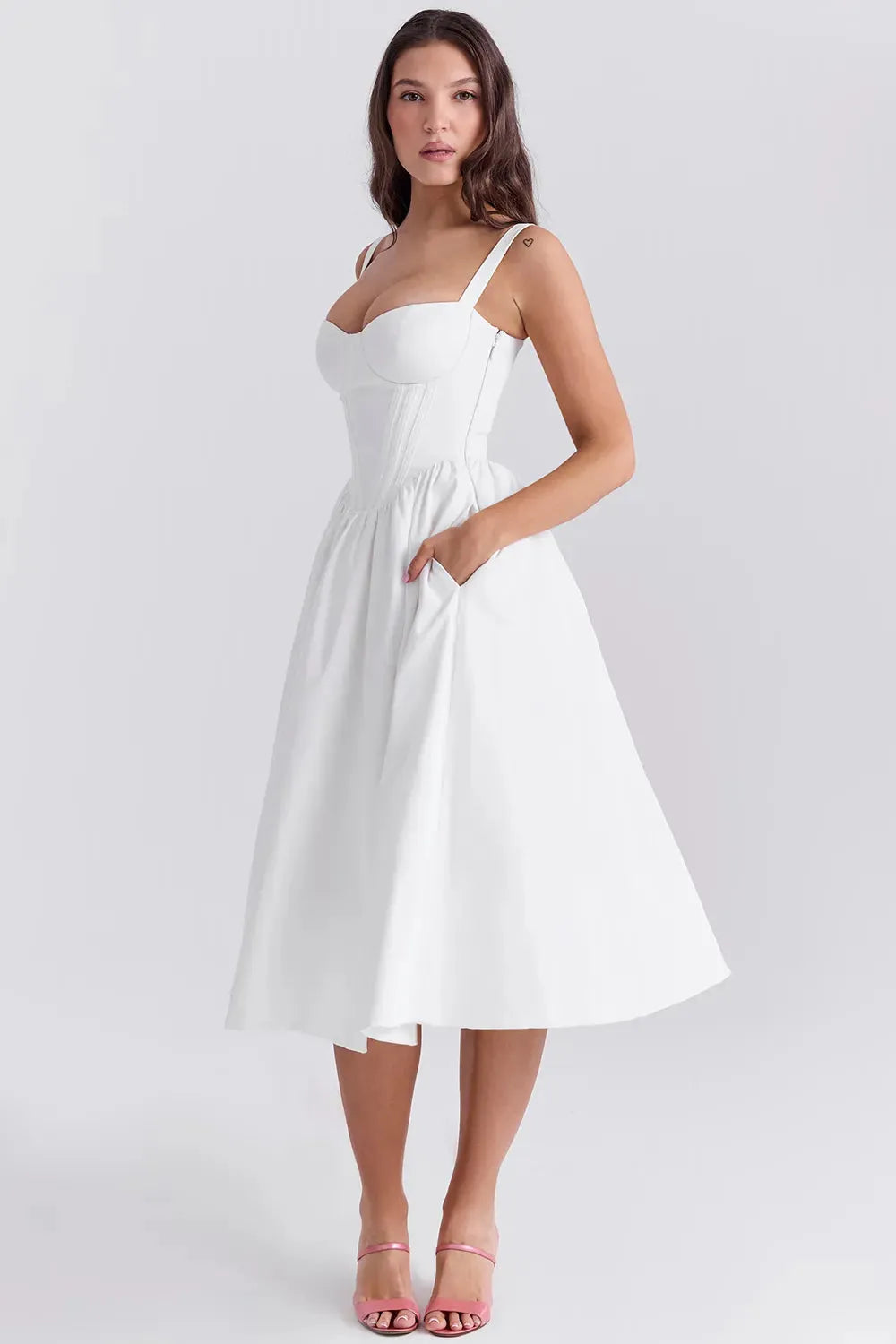 Vestido Midi Modelador - Lindele Exclusive