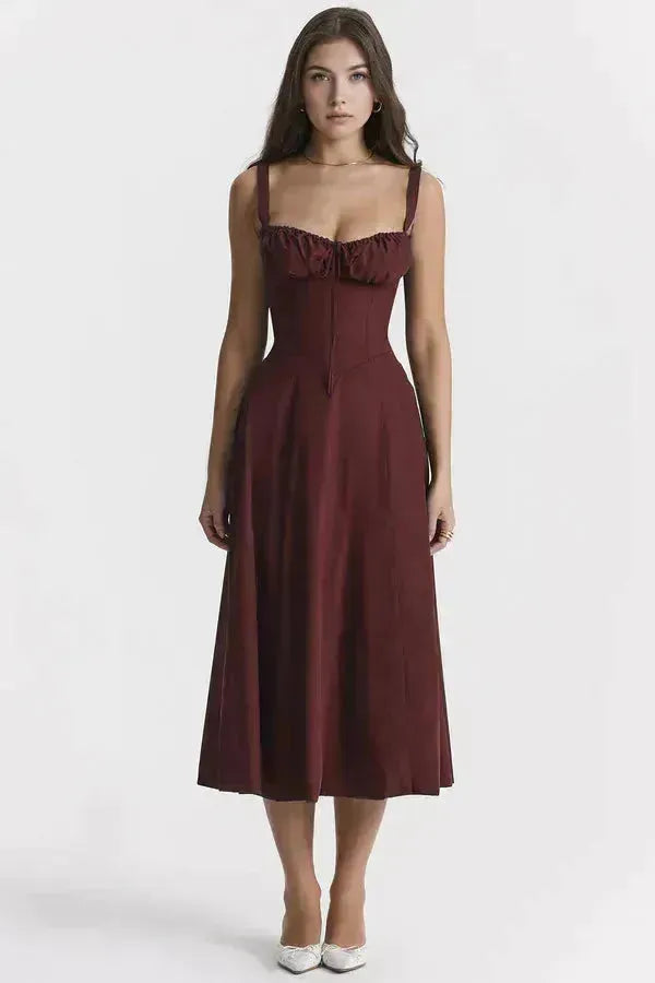 Vestido Midi Charlotte - Lindele Exclusive