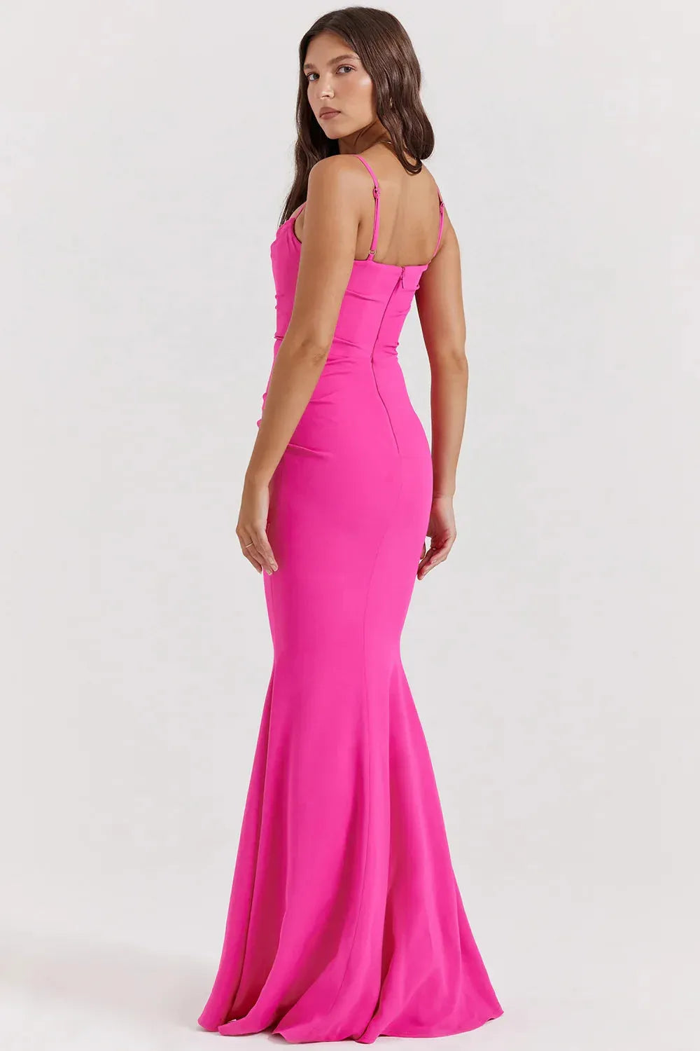 Vestido Longo Vinho - Lindele Exclusive