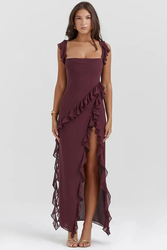 Vestido Longo Split - Lindele Exclusive