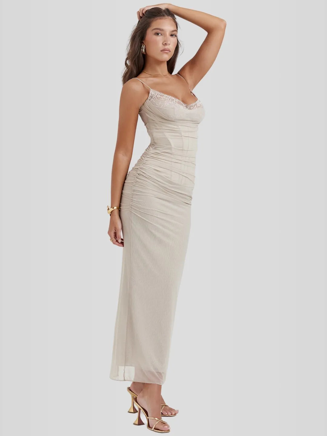 Vestido Longo Slim - Lindele Exclusive