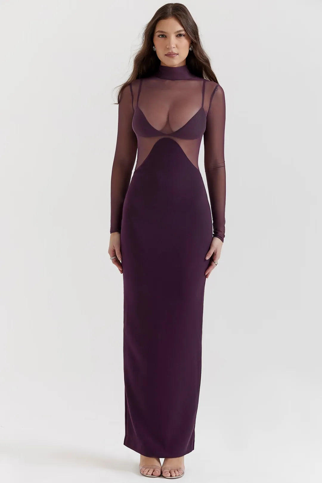 Vestido Longo Para Festas Roxo - Lindele Exclusive