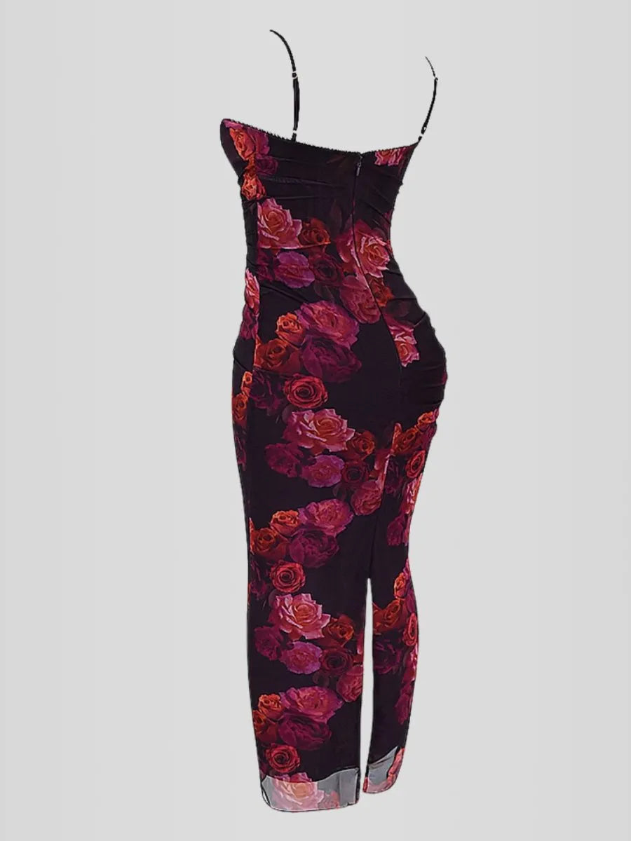 Vestido Longo Slim - Lindele Exclusive