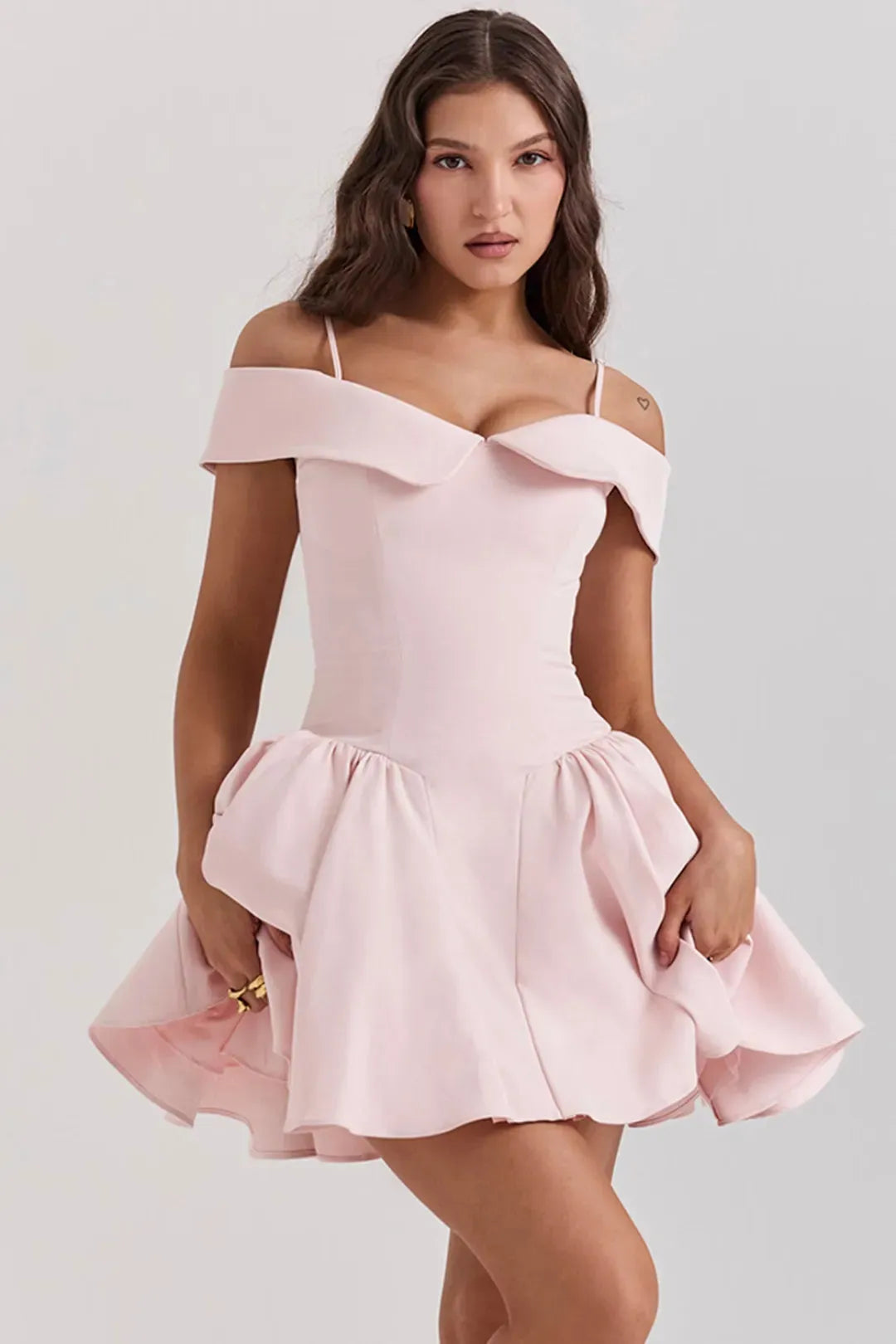 Vestido Curto Bailarina - Lindele Exclusive