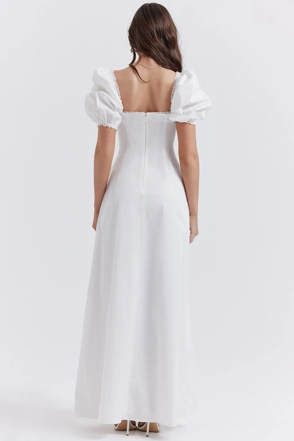 Vestido Longo Com Algodão - Lindele Exclusive