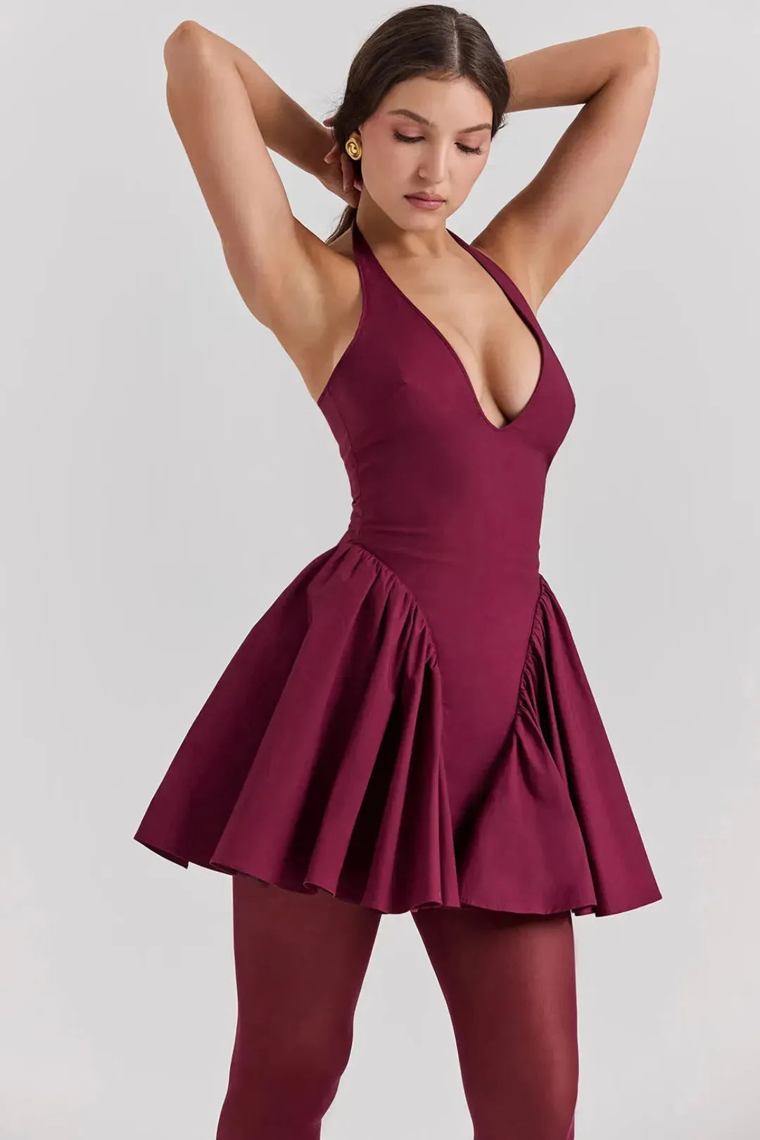 Vestido Curto Modelador Com Alça - Lindele Exclusive