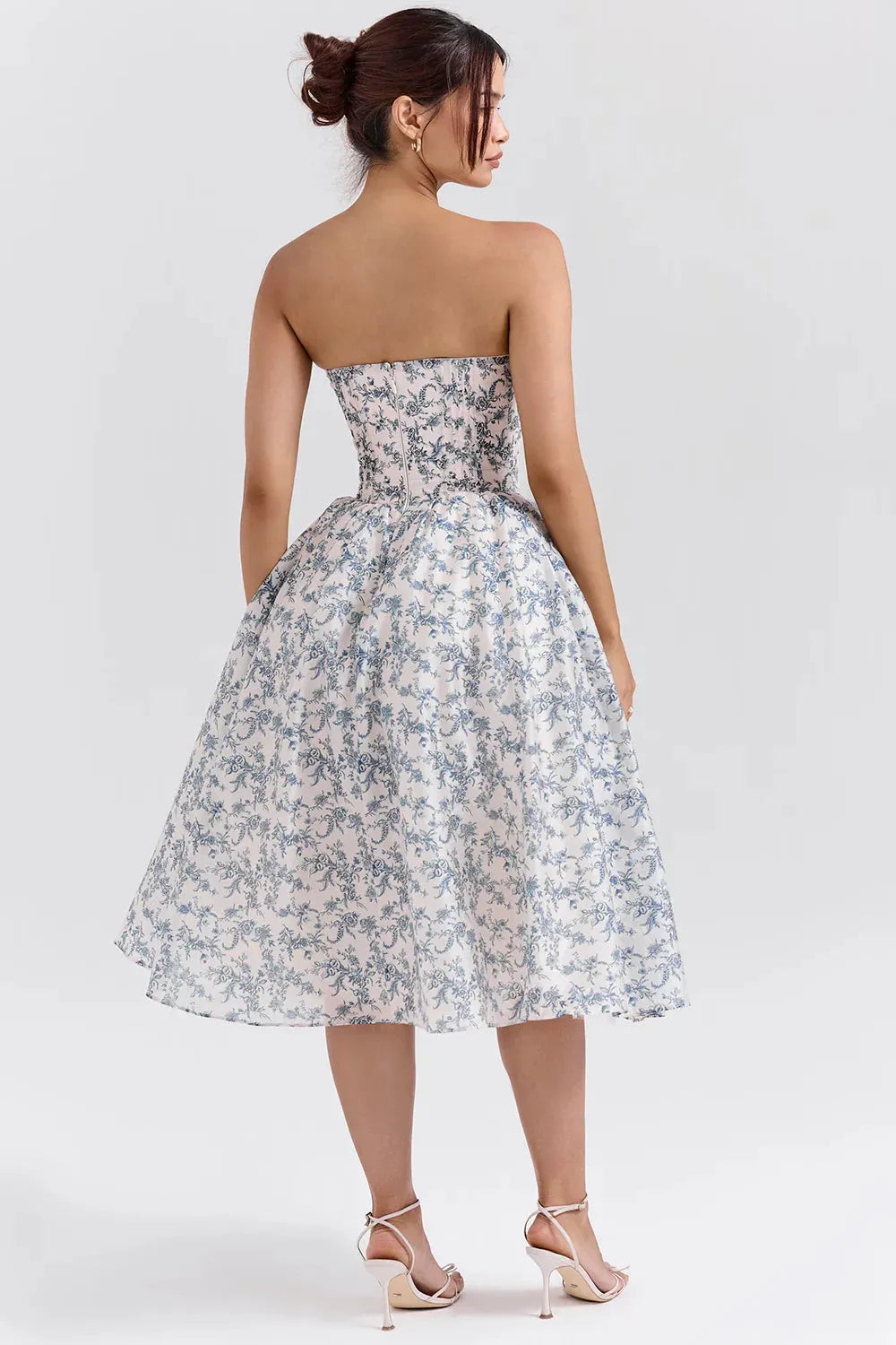 Vestido Midi Floral - Lindele Exclusive
