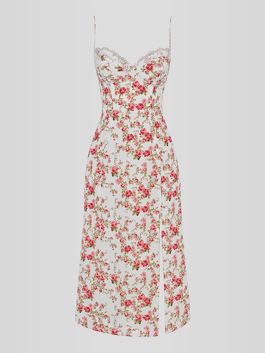 Vestido Midi Floral - Lindele Exclusive