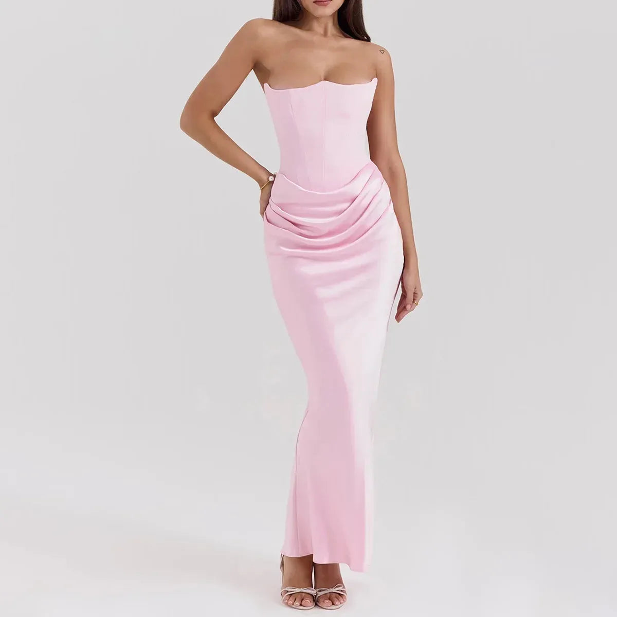 Vestido Acetinado - Lindele Exclusive