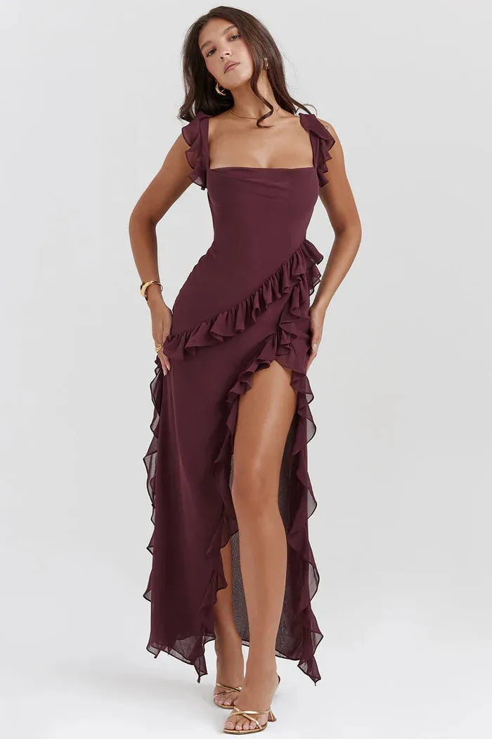 Vestido Longo Split - Lindele Exclusive
