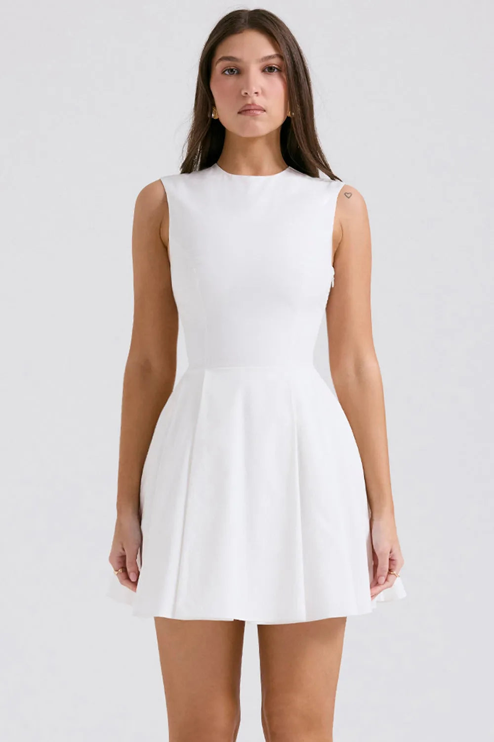 Vestido Curto Plissado - Lindele Exclusive