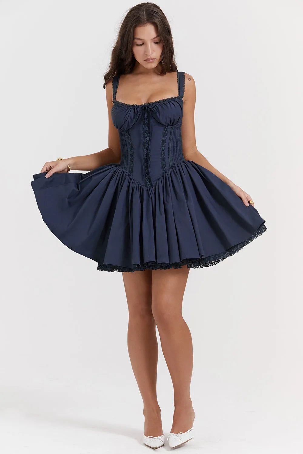 Vestido Curto de Algodão - Lindele Exclusive