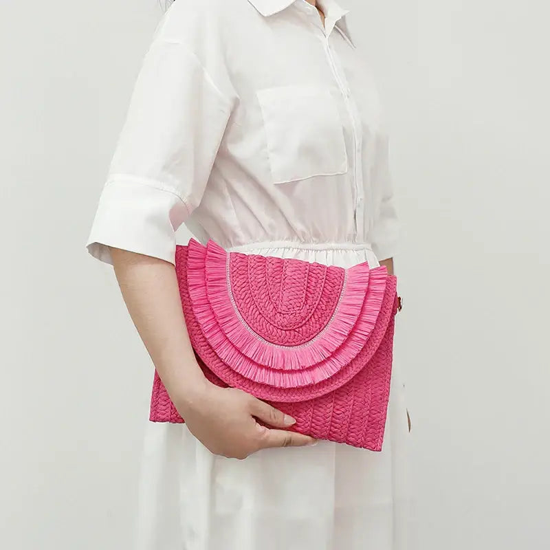 Bolsa de Palha Chic Pequena