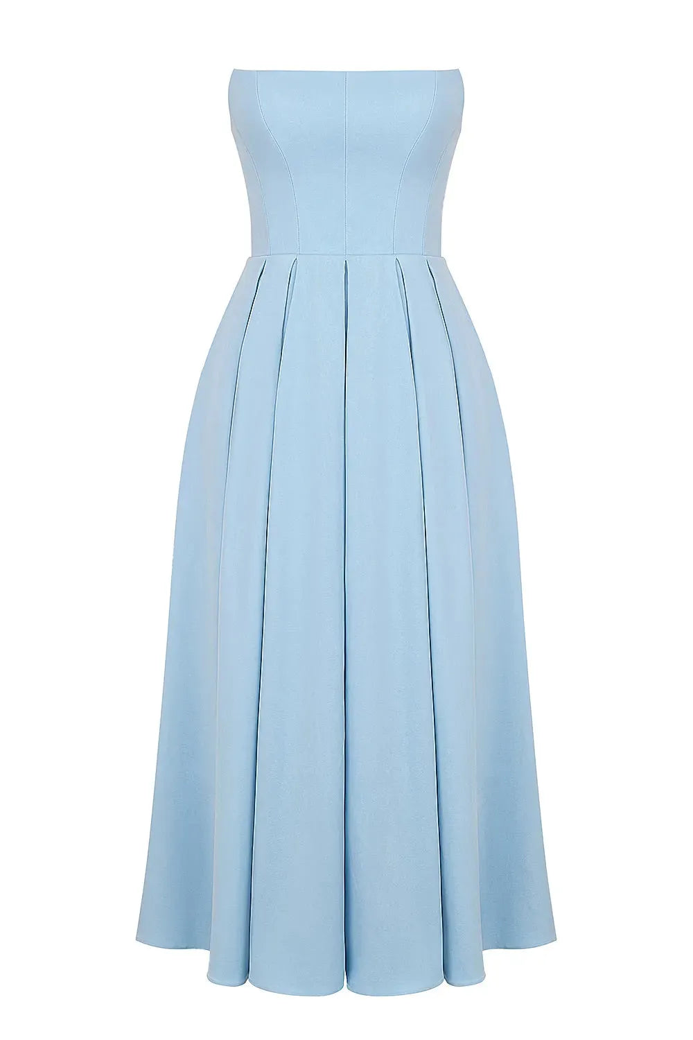 Vestido Feminino Midi Sem Alça - Lindele Exclusive