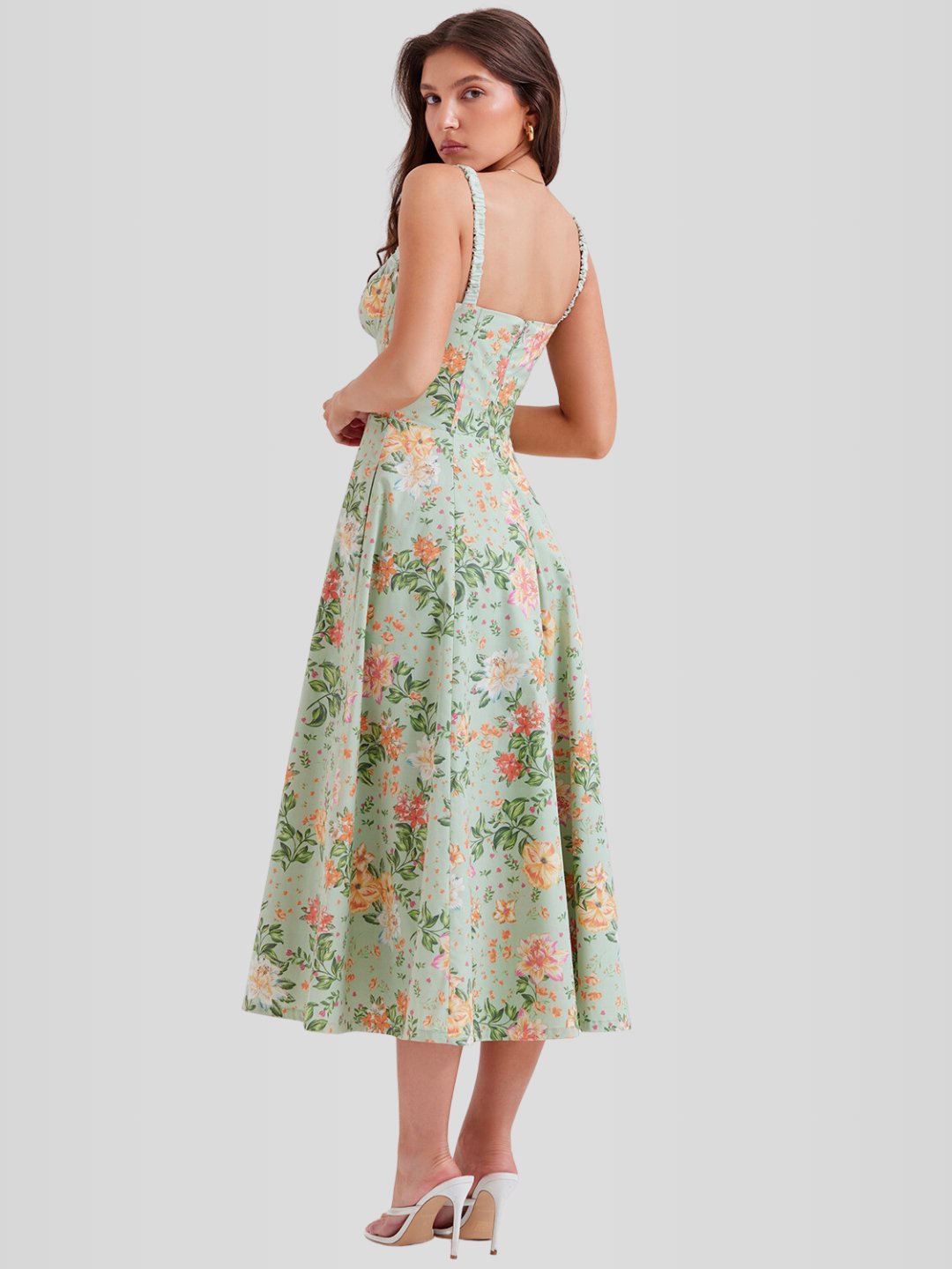 Vestido Bustier Midi - Modelador - Lindele Exclusive