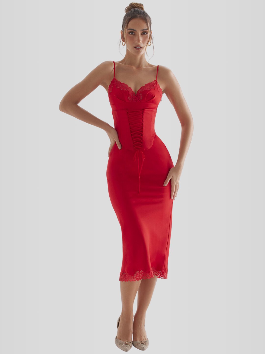 Vestido Longo Espartilho - Lindele Exclusive