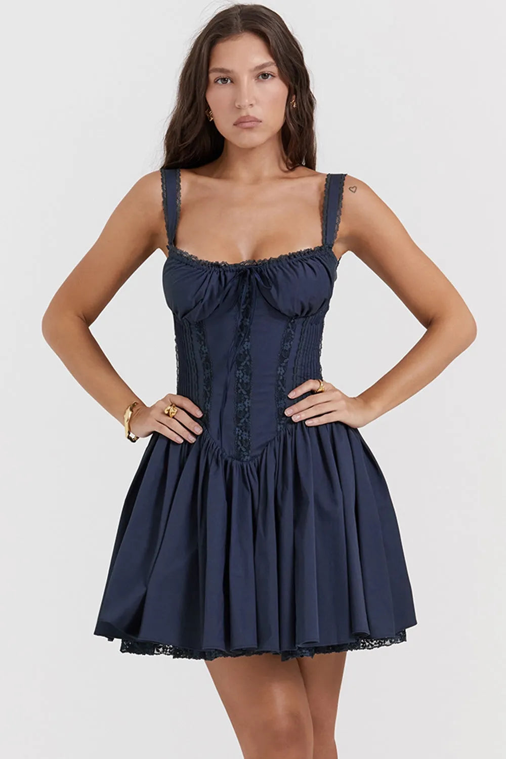 Vestido Curto de Algodão - Lindele Exclusive