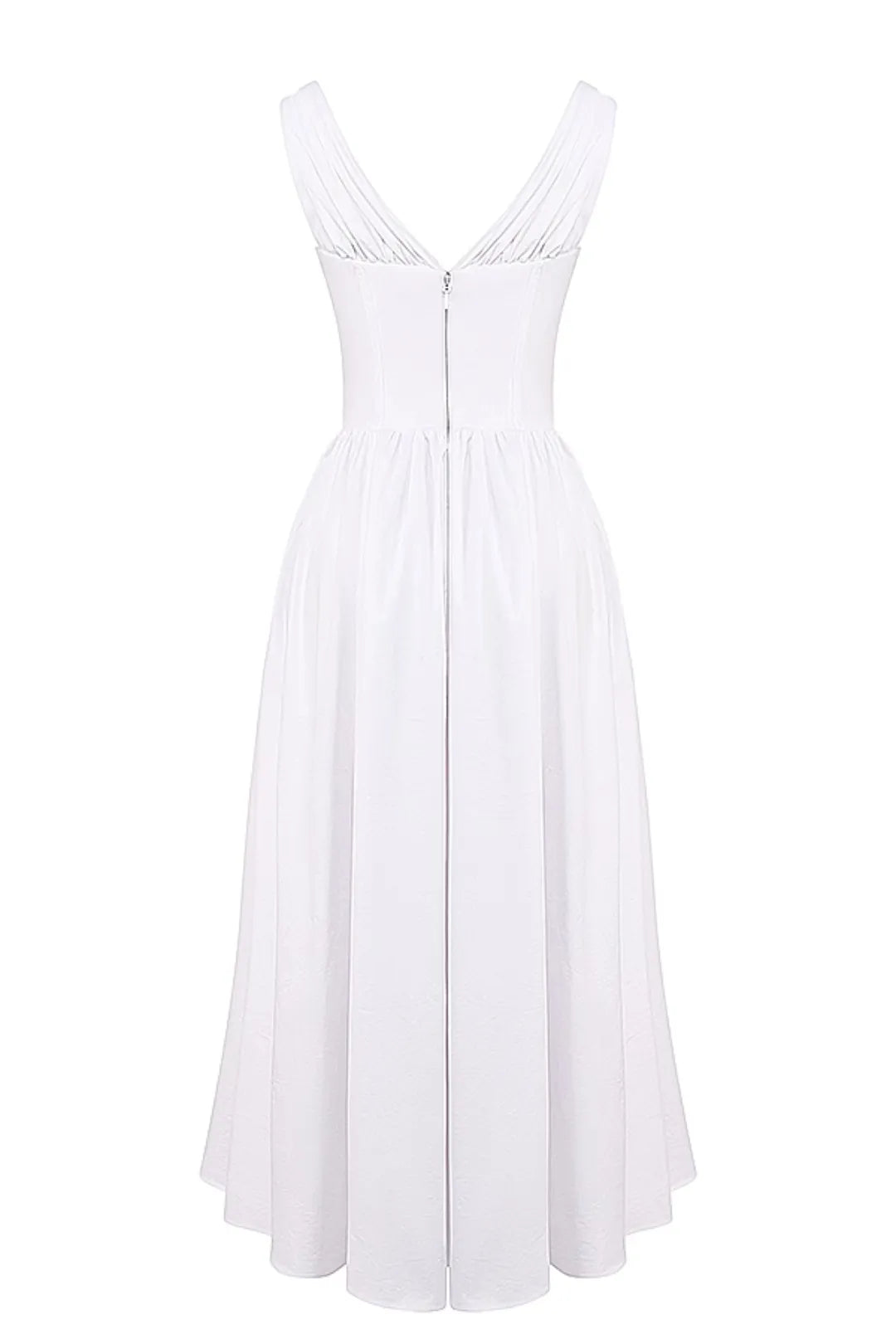 Vestido Midi Liso Modelador - Lindele Exclusive