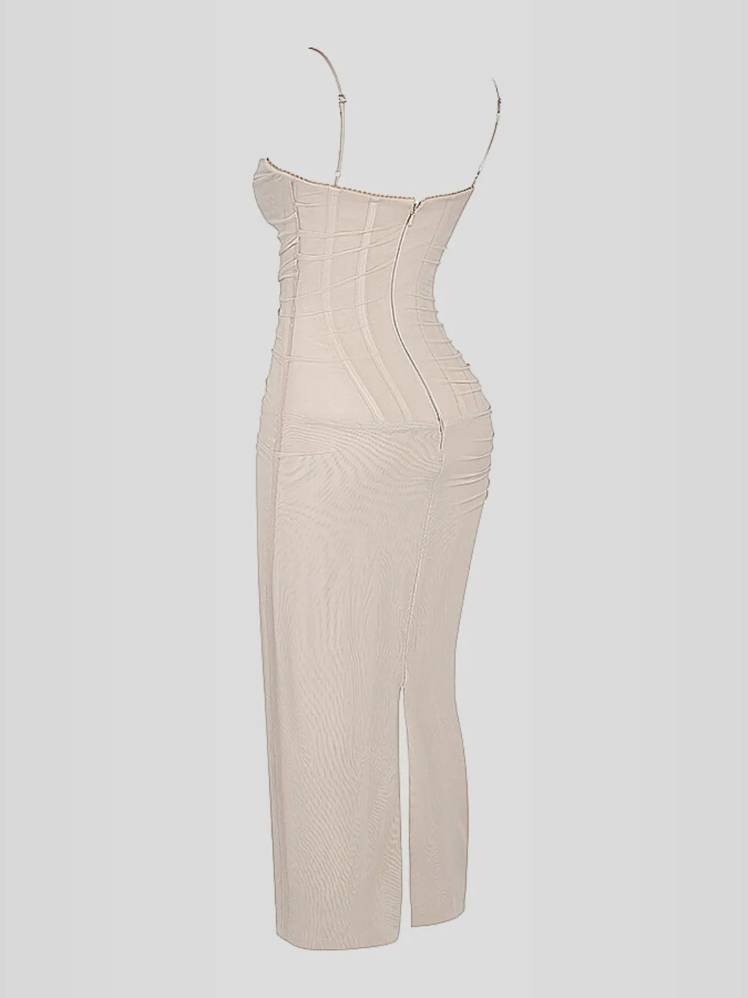 Vestido Longo Slim - Lindele Exclusive