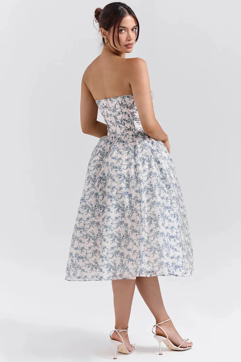 Vestido Midi Floral - Lindele Exclusive
