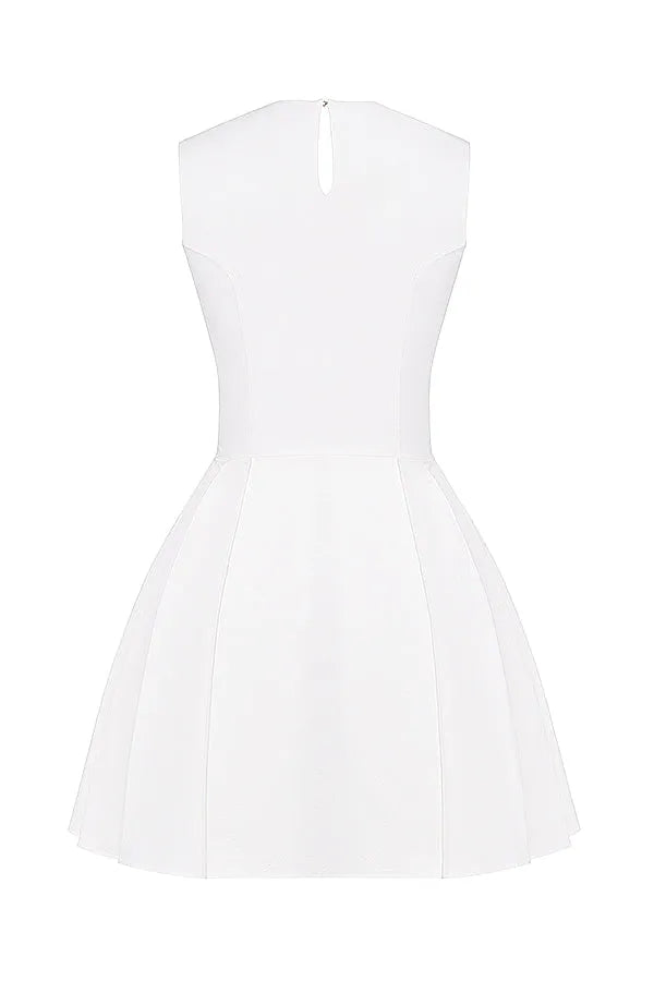 Vestido Curto Plissado - Lindele Exclusive