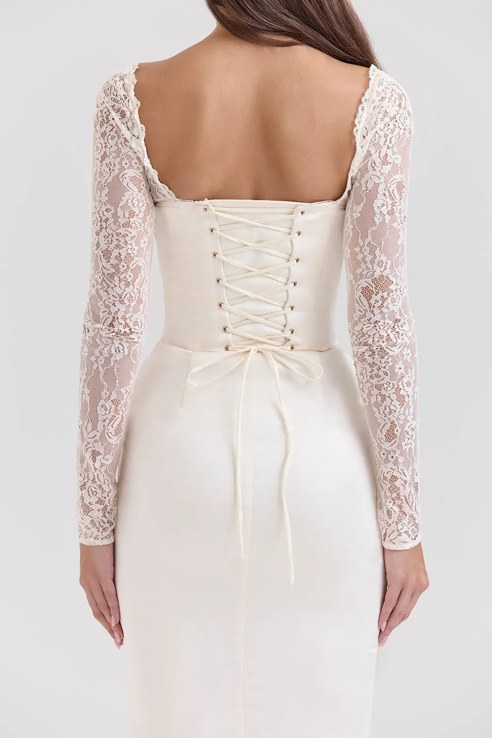 Vestido Longo Em Cetim - Lindele Exclusive