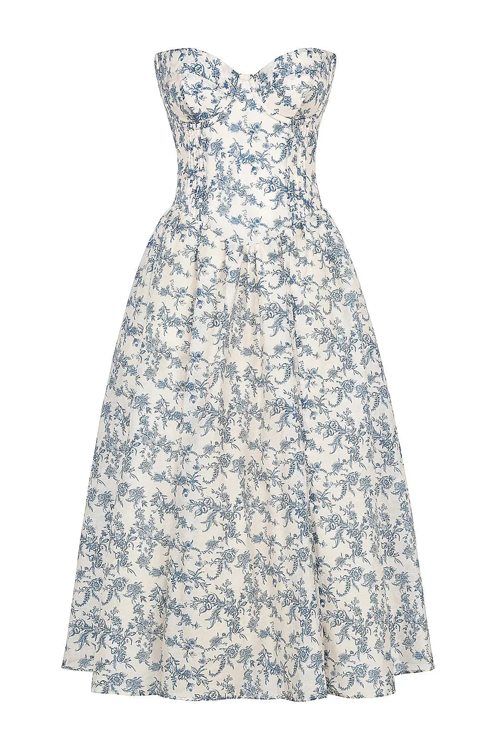 Vestido Midi Floral - Lindele Exclusive