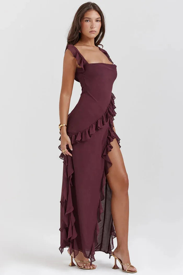 Vestido Longo Split - Lindele Exclusive