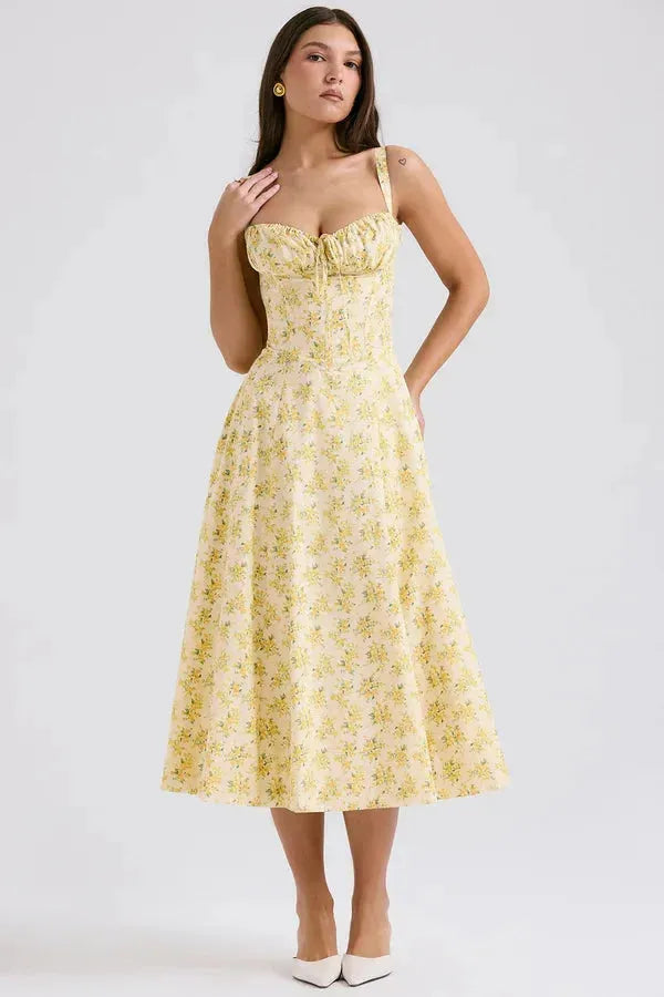Vestido Midi Charlotte - Lindele Exclusive
