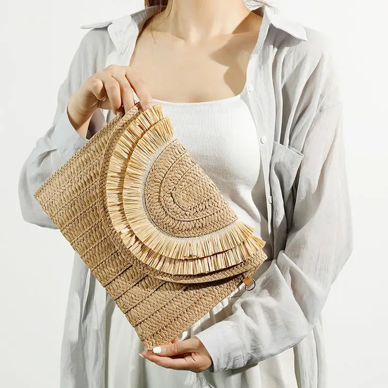 Bolsa de Palha Chic Pequena