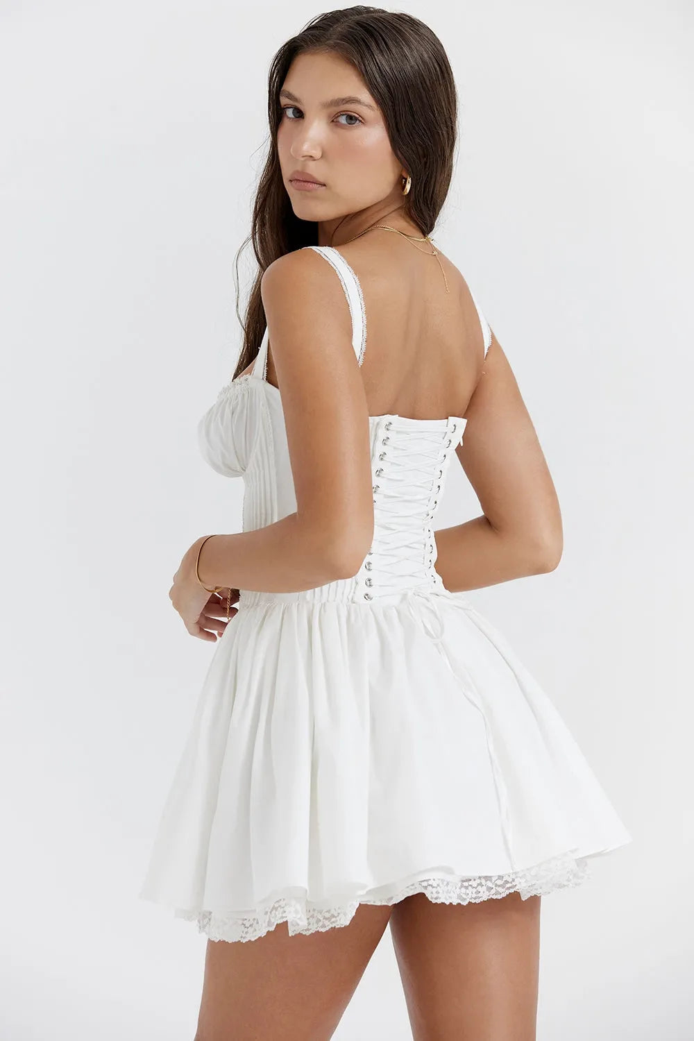 Vestido Curto de Algodão - Lindele Exclusive