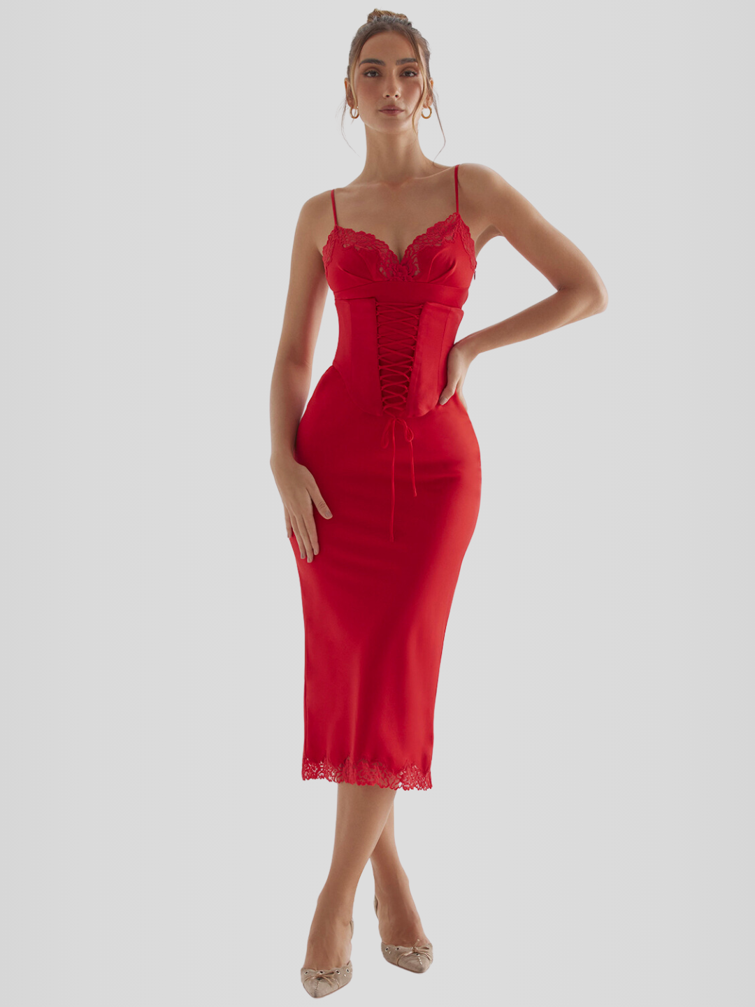 Vestido Longo Espartilho - Lindele Exclusive